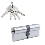 Механизм цилиндровый (5 ключей) кл/кл. N80-5 CP (хром)