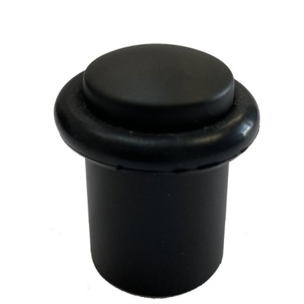 Дверной ограничитель DS1 BL (d20; h30) (черный) Дверной ограничитель DS1 BL (d20; h30) (черный)