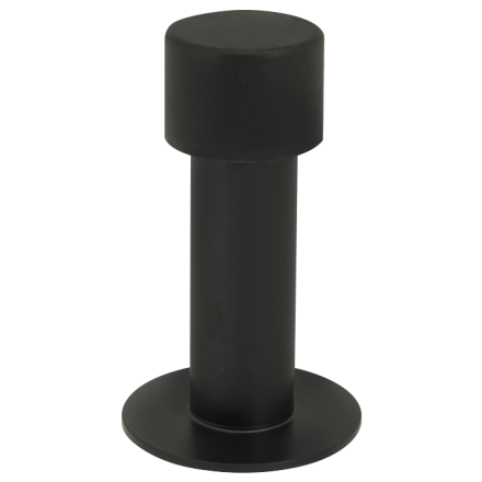 Дверной ограничитель DS12 BL INOX (черный)
