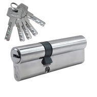 Механизм цилиндровый  Z100 (45x55) СР 5 ключей (хром)