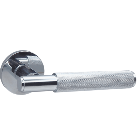 Ручки дверные алюминиевые V35CP SL (хром)