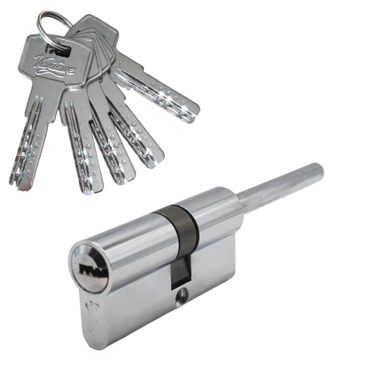 Механизм цилиндровый с длинным штоком ZL70 (40x30) CP 5 ключей (хром) Механизм цилиндровый с длинным штоком ZL70 (40x30) CP 5 ключей (хром)