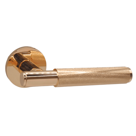Ручки дверные алюминиевые V35PB SL (золото)