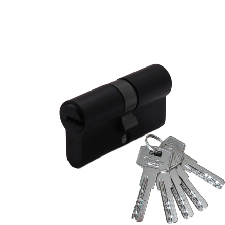 Механизм цилиндровый Z70 (35x35) BL 5 ключей (черный) Механизм цилиндровый Z70 (35x35) BL 5 ключей (черный)