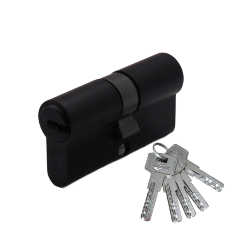Механизм цилиндровый Z70 (35x35) BL 5 ключей (черный) Механизм цилиндровый Z70 (35x35) BL 5 ключей (черный)