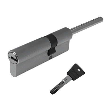 Механизм цилиндровый с длинным штоком LT85 ( 55х30S) SN  (мат. никель)
