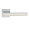Ручки дверные алюминиевые V95CP/WH SL (хром/белый)