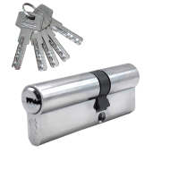 Механизм цилиндровый Z85 (53x32) СР 5 ключей (хром) Механизм цилиндровый Z85 (53x32) СР 5 ключей (хром)